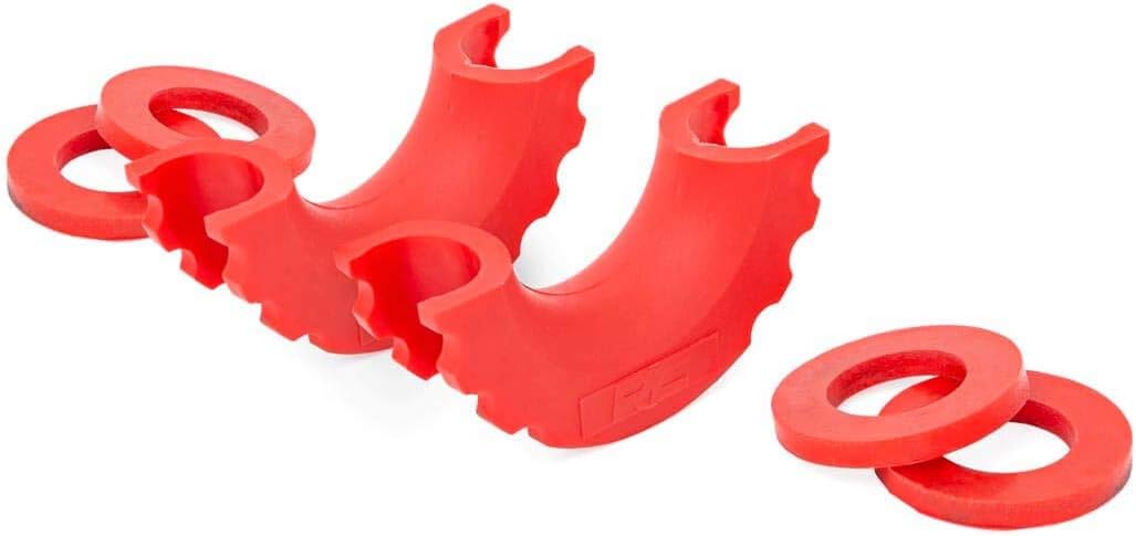 Rough Country Red D-Ring Isolators | Pair - RS102