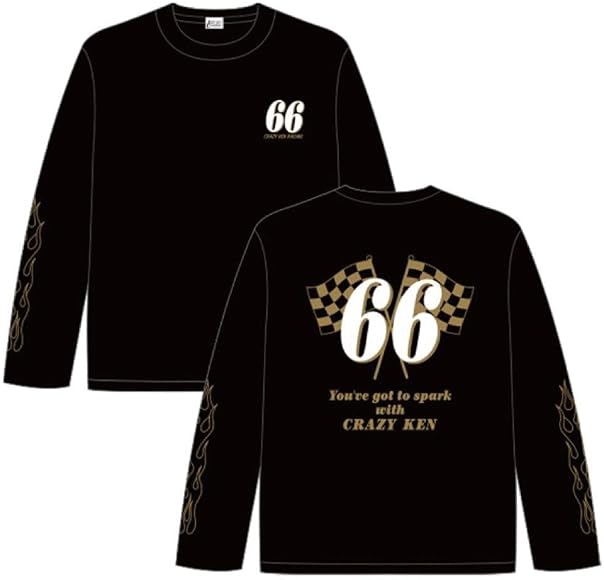 Amazon | クレイジーケンバンド 66 CRAZYKEN TEE ロンT 黒 ブラック XL 