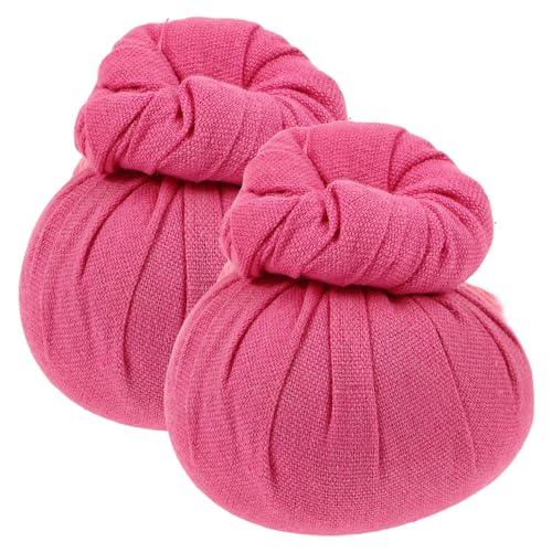 NOLITOY 2pcs Moxibustion Ball Moxibustion Heating Therapy Burners Purifier Moxa Bag Massage Treatment Tool for Full Body