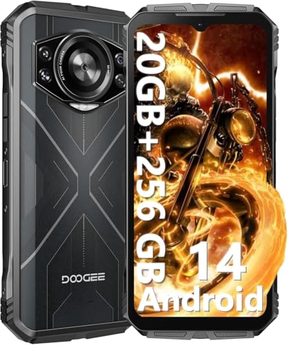 DOOGEE S Cyber Movil Irrompible Android 14, 10800mAh Batería, 6,58 Pulgadas...