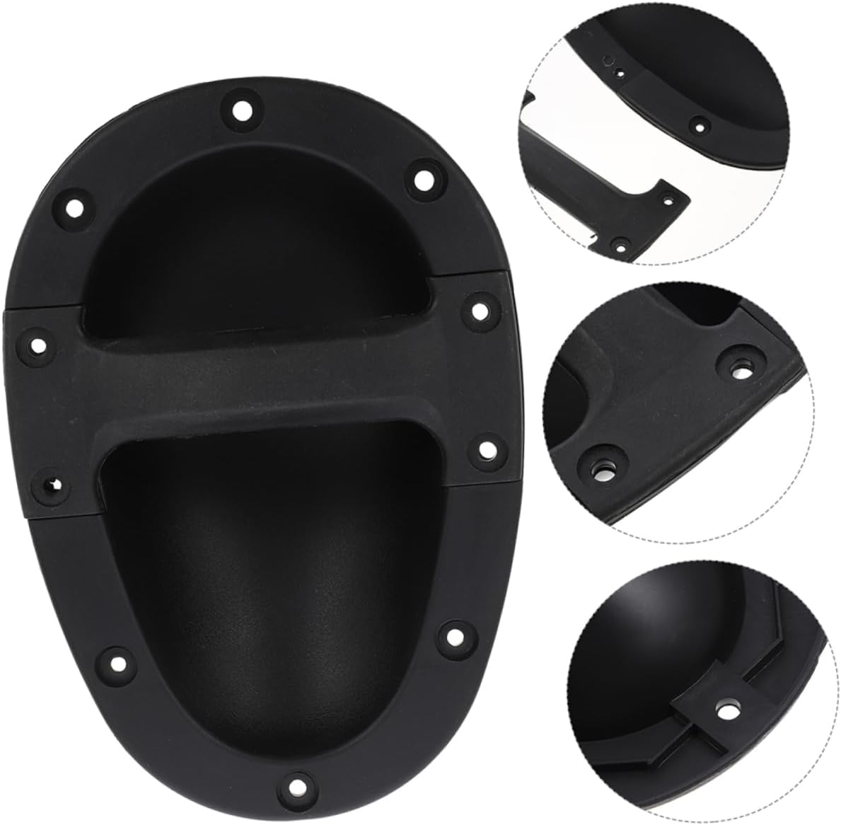 balacoo 8pcs Abs Speaker Handle Replacement for Easy Carrying and Installation Side Grasp Handles for Heavy Boxes