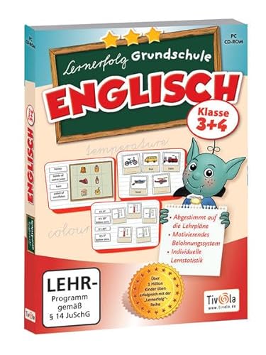 Preisvergleich Produktbild Lernerfolg Grundschule Englisch Klasse 3+4 - [PC]