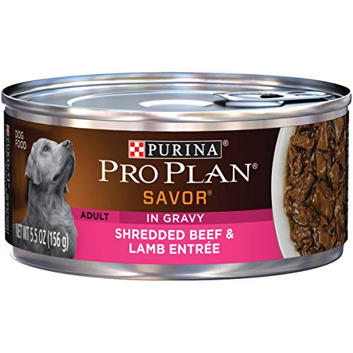 Purina Pro Plan Gravy Wet Dog Food, SAVOR Shredded Beef & Lamb Entree