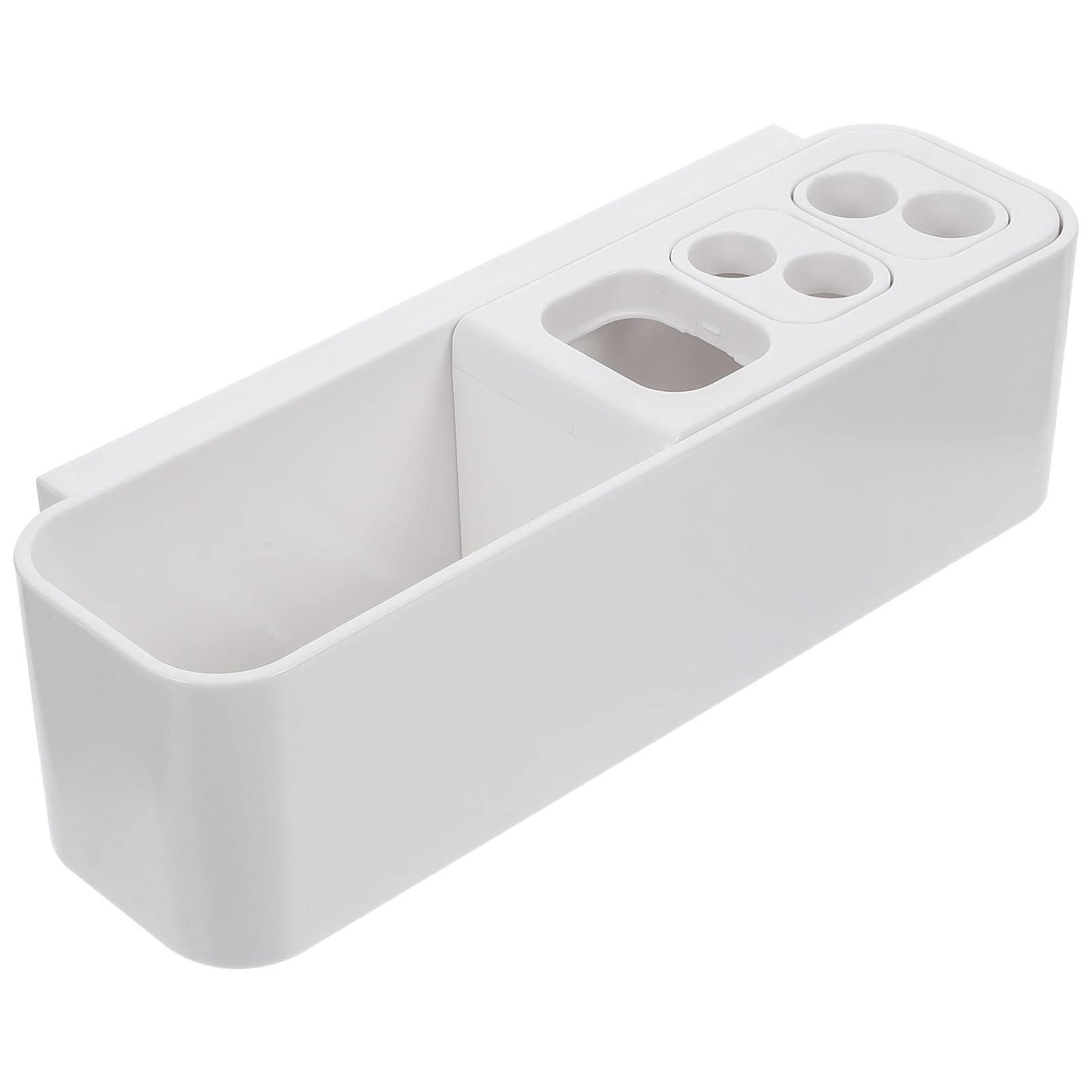 Elektrischer Zahnbürstenhalter Wandmontage Organizer für Badezimmer Weiß