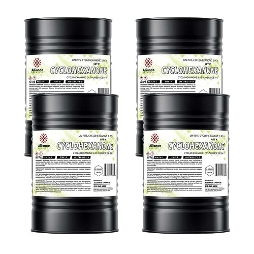 Cyclohexanone ACS Reagent Grade - 4 x 55 Gallon Drums - High Purity Solvent