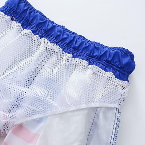 Boys Swim Trunks with Compression Liner Summer Beach Quick Dry Swimsuit Bathing Suit Swimming Shorts Stretchy UP𝐅 50+4