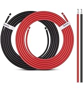 10 Gauge Wire - iGreely Solar Panel Wire 30Ft Black & 30Ft Red 10AWG(6mm²) Tinned Copper PV Wire ...