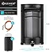 KESSER® Gasheizer Keramik 4200 Watt Gas Heizstrahler inkl. Gasdruckregler Gasschlauch - Gasheizofen inkl. Schutzhülle Gasheizgerät, Infrarot Keramikbrenner, Butan- oder Propangasflaschen, Schwarz