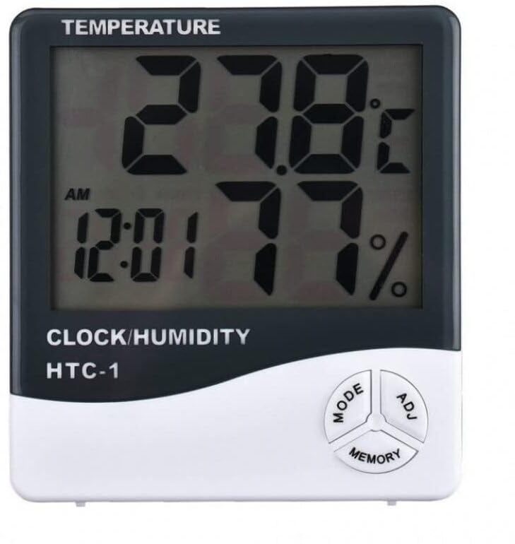 Astound RBX-VIII HTC-1 Hygrometer Thermometer With Clock-image-23