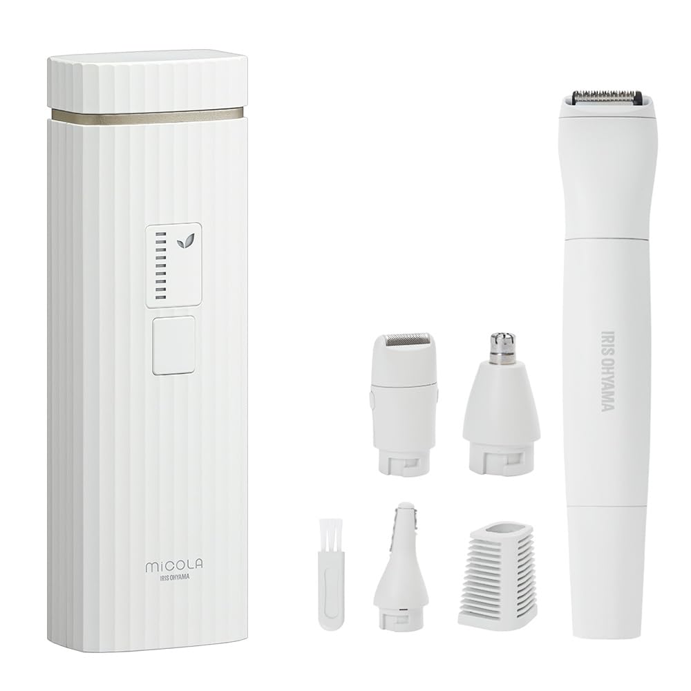 脱毛・除毛 IRIS OHYAMA miCOLA EPILATOR DLB-M111-W 新品未開封】保証書付 MiCOLAアイリスオーヤマ 脱毛 DLB-M111-W IRIS