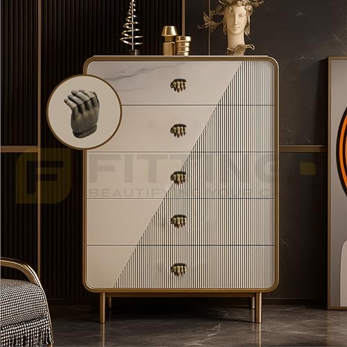 Image of Hand Design Knob for Drawer /Door Knob /Drawer Knobs /Decorative Knobs and Pulls /Door Hardware /Zinc Alloy (Antique Finish) Pack of 8-| 3 Years Warranty |
