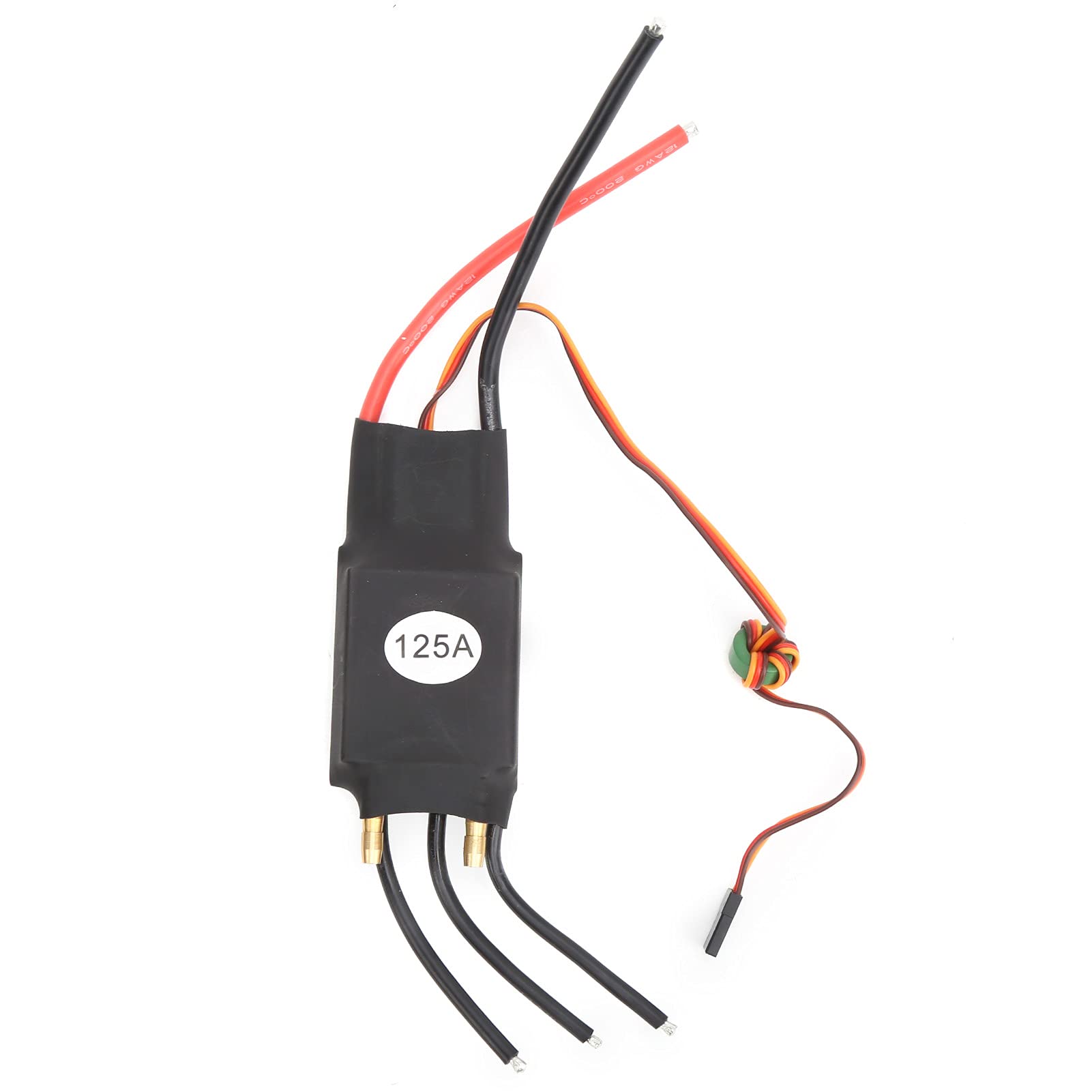 Topyond Brushless ESC, 125A 5V Speed ​​Controller Bürstenloser | Unterwasserstrahlruder, Geschwindigkeitsregler für RC-Boote, RC Auto Bootsteile