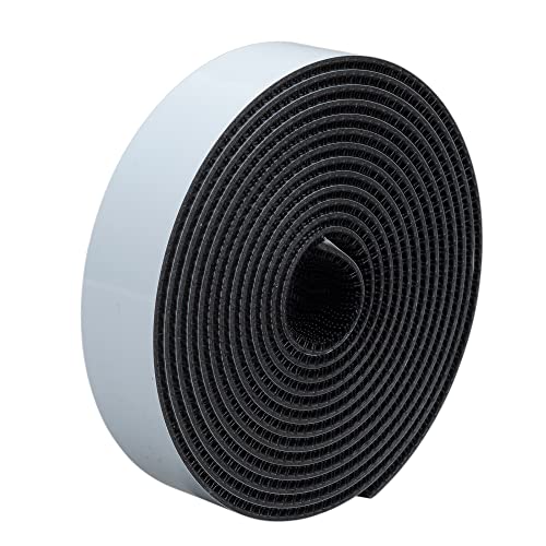 3M Dual Lock Reclosable Fastener SJ3541, Type 400, 1 Roll, Black, 3/4 in x 50 yd, General Use, Suited for Indoors, Snaps Shut, Durable for Repeated Opening and Closings, Pressure Sensitive Adhesive