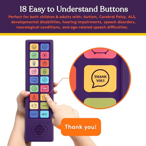 Special-Supplies-AAC-Communication-Device-for-Speech-Therapy-Talker-Buddy-Communication-Device-for-Non-Verbal-Kids-Adults-Autism-Talking-Aids-for-Home-or-School-Travel-Bag-Recording-Option