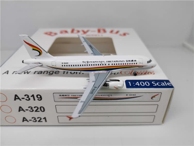 AeroClassics Tibet Airlines for Airbus A319 B-6440 1/400 DIECAST Aircraft Pre-Built Model