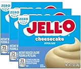Jell-O Zero Sugar Cheesecake Instant Pudding & Pie Filling Mix 1 oz Box (Pack of 3)
