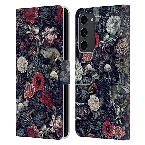 Étui portefeuille Samsung Galaxy S23+ 5G Head Case Designs Riza Peker Crâne
