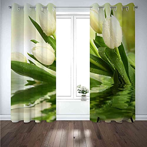 Rideaux à oeillets 100% polyester isolant thermique 3D