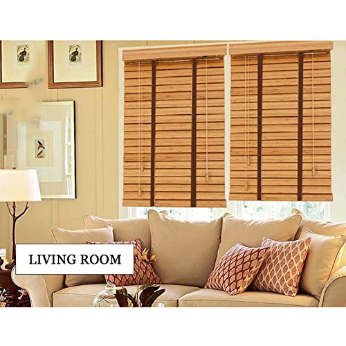 Persianas venecianas de madera con control de luz para interior y exterior 4