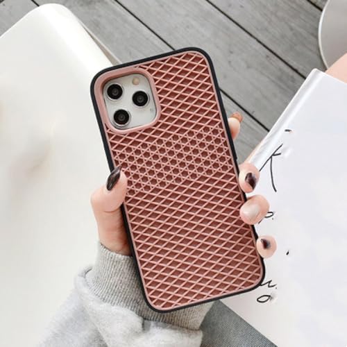 Coque silicone iPhone 14 semelle gaufrée bicolore aux finitions soignées