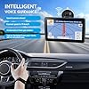 7 Inch GPS Navigator for Car Truck RV, 2025 Latest Map GPS for Car with Free Lifetime Updates, Voice Guidance, Speed Alerts, Custom Routing, HD Touchscreen (Blue)