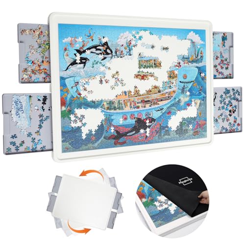 Playboda 1500 Pieces Rotating Plastic Puzzle...