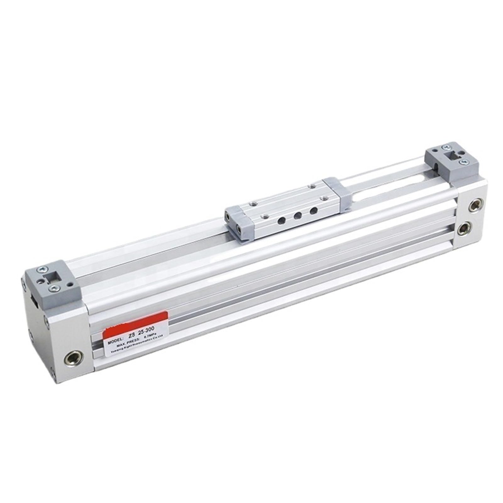 Iddcmwnb One Color Pneumatic Air Rodless Cylinder Zs25x300 Mechanically Jointed Aluminum Product Piston Provided Standard 0.1-0.9 Mpa Rih