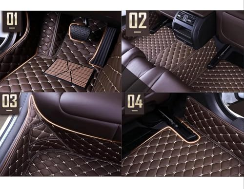 Image of 7D Car Foot Mat for Renault Duster Iconic 2026 | Coffee