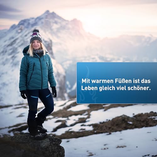 THE HEAT COMPANY Sohlenwärmer klebend - 5 Paar - EXTRA WARM - Wärmesohlen - Fußwärmer - 8 Stunden warme Füße - sofort einsatzbereit - luftaktiviert - rein natürlich - Größe Large: 41-46