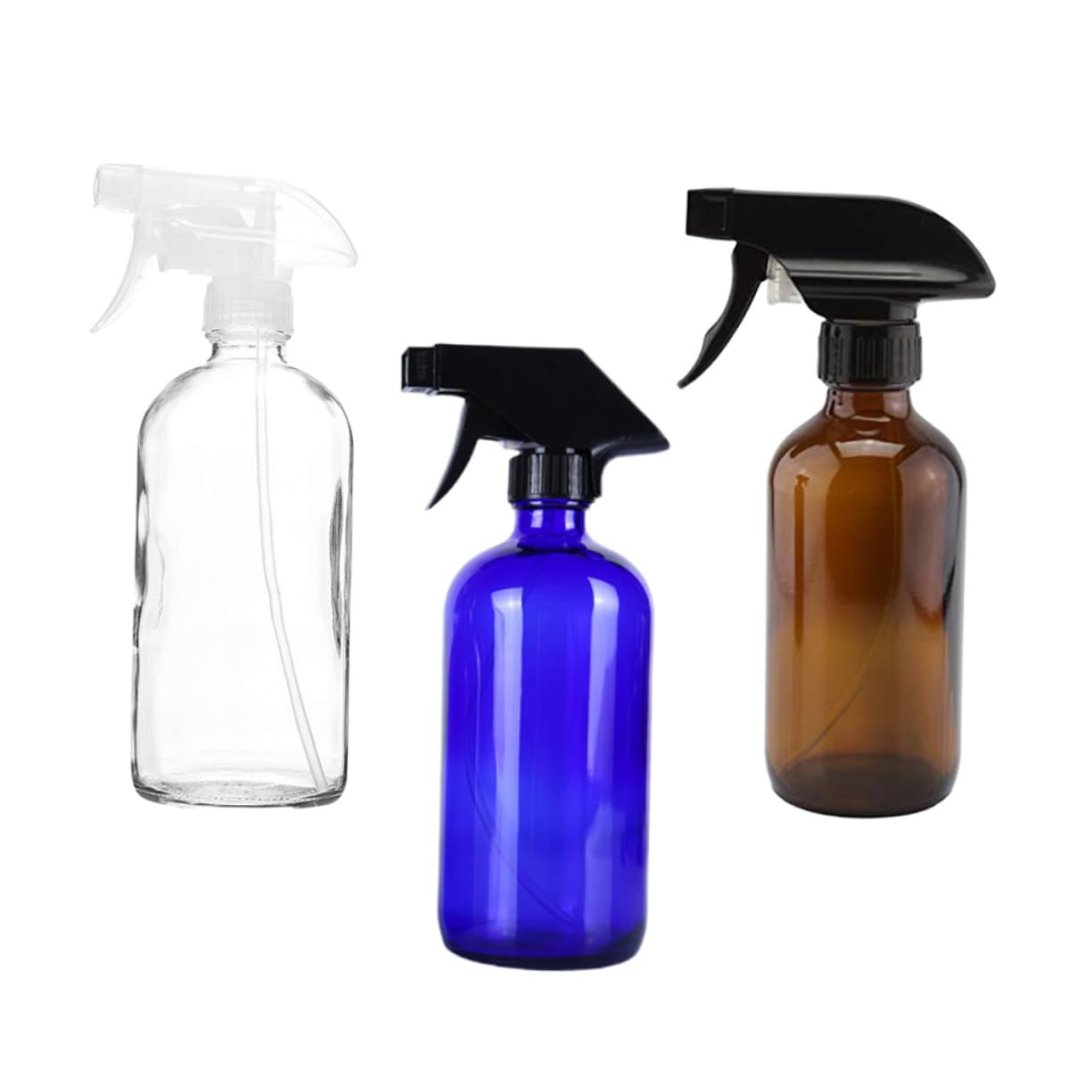 Homoyoyo 3stücke Braune Reise-sprühflasche Aus Glas Nachfüllflasche Für Ätherische Öle Unterverpackungsflasche Mit Gleichmäßiger Sprühnebel-funktion Wiederverwendbar Für Körperpflegeprodukt