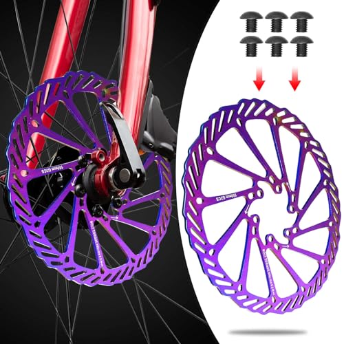 image for BUCKLOS 140mm 160mm 180mm 203mm MTB Disc Brake Rotor with 6 Bolts, Bic
