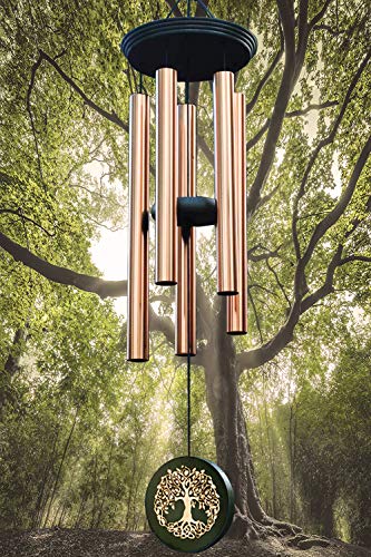 Wind Chimes Outdoors Large Deep Tone,36â€ Memorial Wind Chimes for Outside Tree of Life Chimes in Memory of Loved One,Sympathy Wind Chime Gift for Mother Xmas, Unique Wind Chimes Outdoors Garden Decor