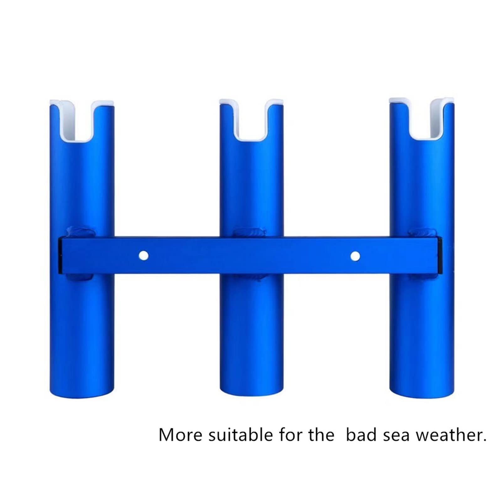Aluminium 3 Link Uchwyt Ręk wędkarskich 3 Tubes Rod Pod Rack Rack Morski jacht Łatwy montaż