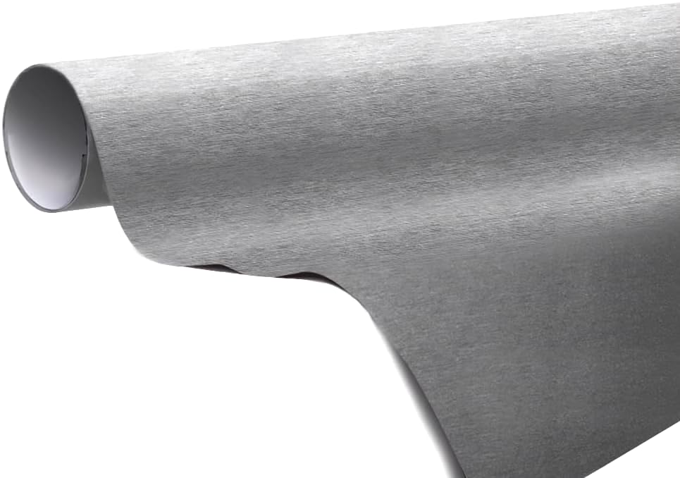 Image of VViViD 3M Automotive Vinyl Wrap Roll (Brushed Steel, 1 /2ft x 5ft)
