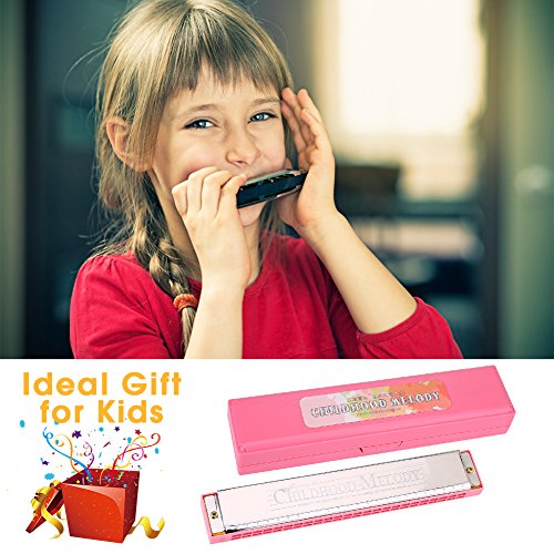 Harmonica 24 trous, C clé Harmonicas enfants Jouet Cadeau Harmonicas en métal (rose) - Les Beatles, Paul McCartney, John Lennon, RIngo Starr, George Harrison Harmonica 24 trous, C clé Harmonicas enfants Jouet Cadeau Harmonicas en métal (rose) – Image 8
