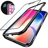 ❤【Signal sans bloquer & support pour chargement sans fil】 Découpe précise pour les ports des haut-parleurs, caméra, flash et les autres ports fonctionnel, vous pouvez facilement toucher aux ports sans retirer la coque, l'arrière en verre trempe transparent est ultra mince vous pouvez charger sans fil sans retirer la coque.