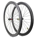 HULKWHEELS 700c Road Bike Disc Brake Wheelset Clincher Tubeless 50mm Depth Cyclocross Gravel Bicycle