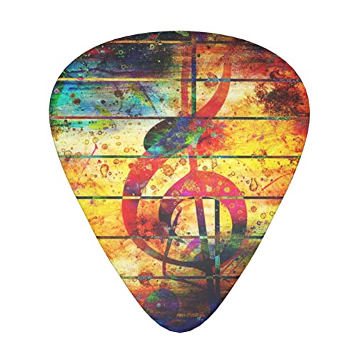 Lot de 12 médiators colorés en bois pour guitare électrique, basse, ukulélé – 0,46 mm/0,71 mm/0,96 mm d’épaisseur - Les Beatles, Paul McCartney, John Lennon, RIngo Starr, George Harrison Lot de 12 médiators colorés en bois pour guitare électrique, basse, ukulélé - 0,46 mm/0,71 mm/0,96 mm d'épaisseur