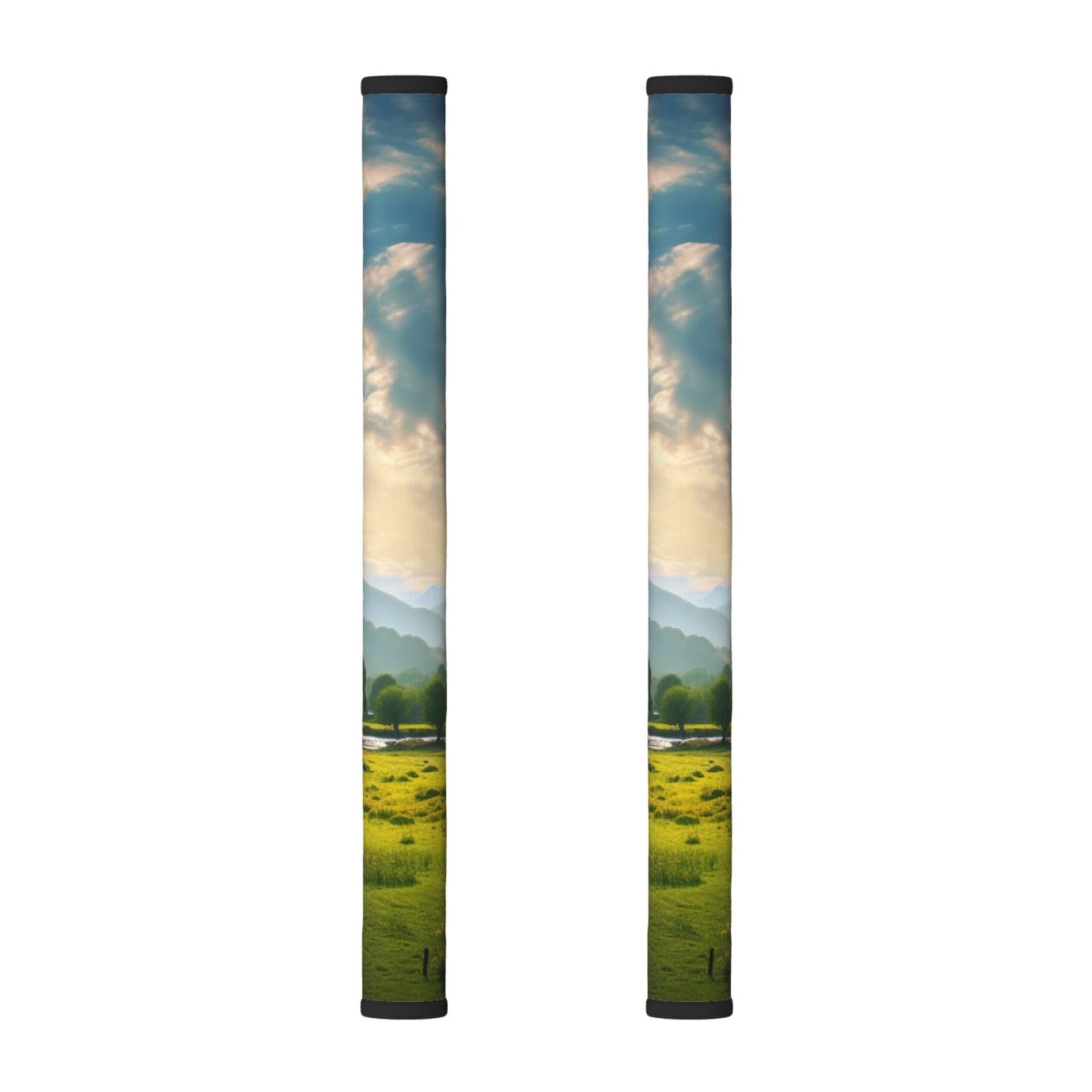 VGFJHNDF Refrigerator Door Handle Covers 2-Pack, Natural Scenery Printed Protect and Decorate for Fridge Ovens Dishwashers