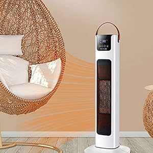 Ventilatorkachel, keramische ventilatorkachel 2000 W met thermostaat, oververhittings- en kantelbeveiliging, draagbare elektrische kachels, 3 warmtestanden, 24-uurs timer, stille energiebesparing voor