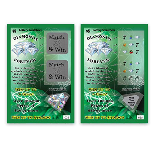 Will You Marry Me? Fake Scratcher Lotto Replica...