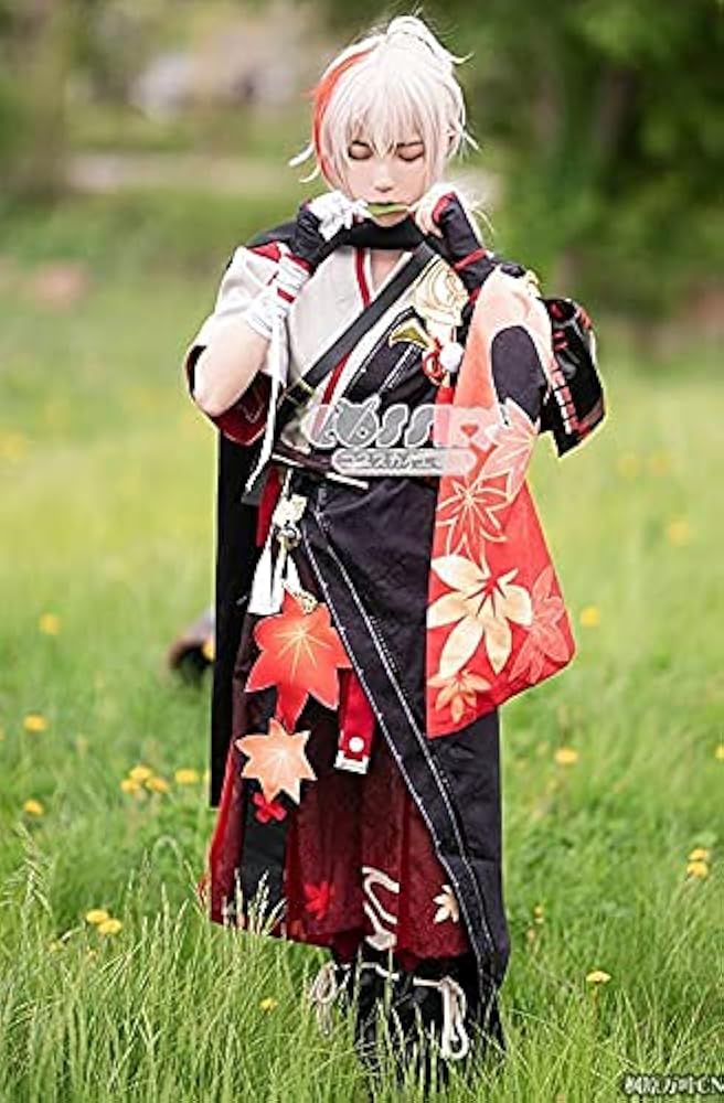 原神　楓原万葉　Lサイズ　コスプレ　衣装　ウィッグ 三分妄想 原神 コスプレ 楓原万葉 カズハ ※ウィッグ 靴 追加可