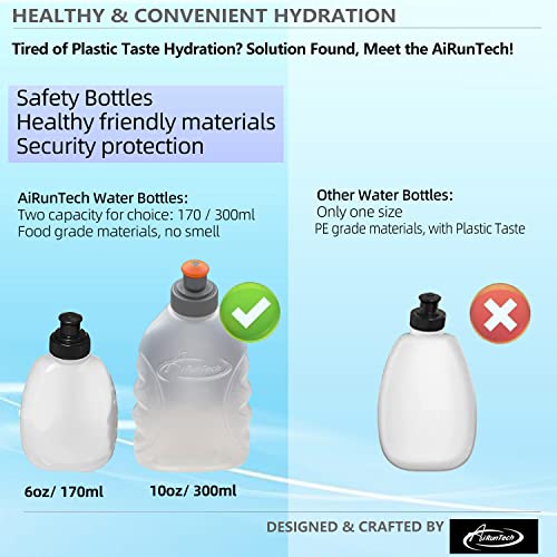 Image of AiRunTech Hydration Running Belt with Water Bottle, Running Fanny Pack for Phone and Wallet Holder, Running Bag Runners Essentials Accessories Marathon Triathlon Walking Jogging Gear Gift