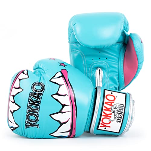 YOKKAO Muay Thai Sharkanado Boxing Gloves - Island - 14oz