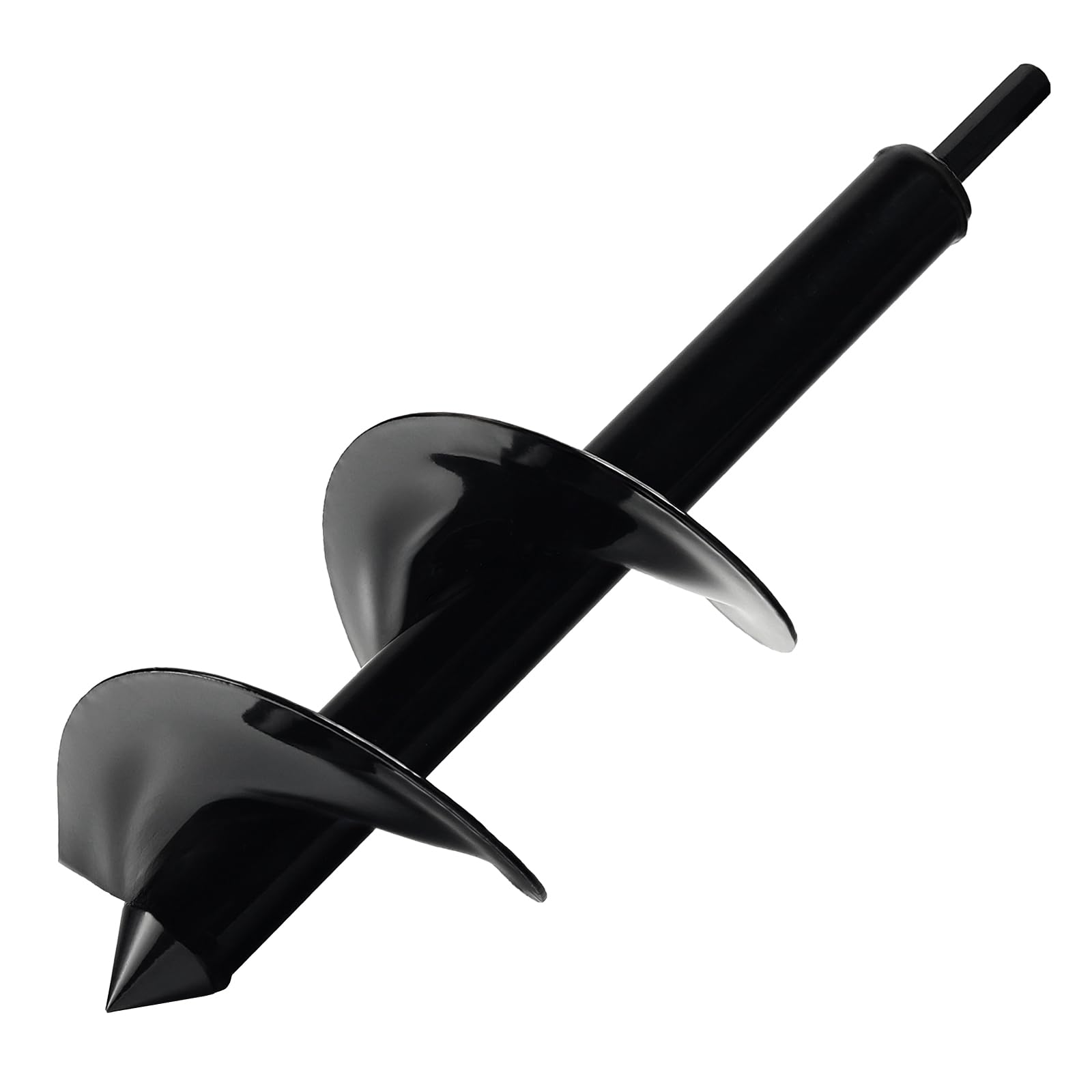 4 x 12 Inch Auger Drill Bit for Planting, Garden Spiral Drill Bit Rapid Bulb Planter Drill Auger for Planting Bulb Flower, Bedding Plant, Post or