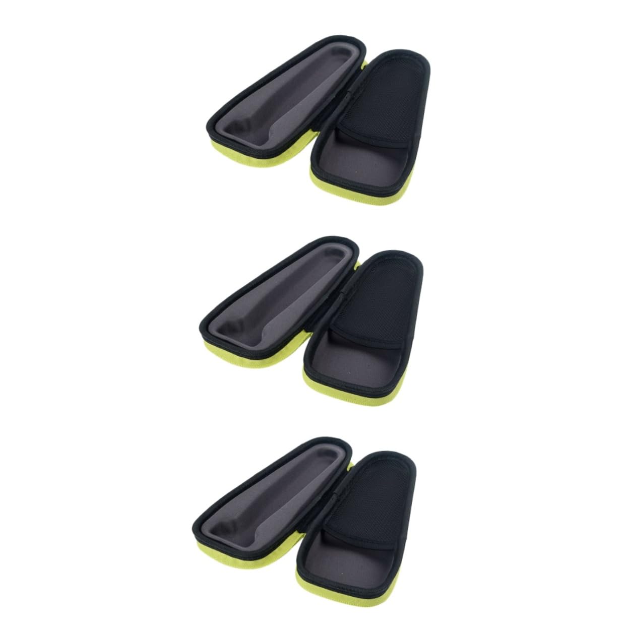 FRCOLOR 3 Pz borsa per rasoio da barba rasoio da uomo clip per orecchie d'orso Borsa protettiva per rasoio Borsa portatile per rasoio custodia per rasoio elettrico Tagliatori viaggiare