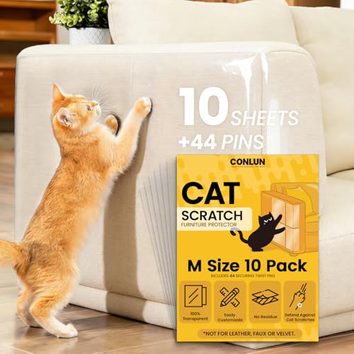 Cat Scratch Furniture Protector, Adhesive Couch...