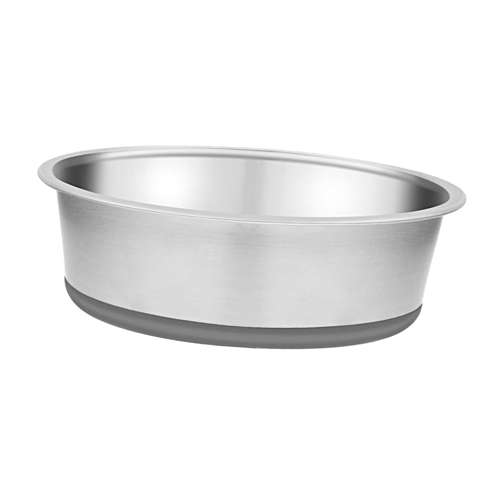Comedero para Perros de Acero Inoxidable, Base de Silicona Antiahogo Y Antitragantamiento, Ideal para El Hogar Y Tiendas de Mascotas, 26cm