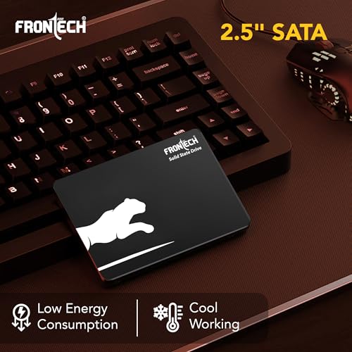 FRONTECH 128GB Internal SSD, 2.5 SATA3, TLC+SMI, Low Energy Consumption, Ultra Fast with Read/Write Speed Upto 500/480 Mbps, (SSD-0054, Black) - Image 5