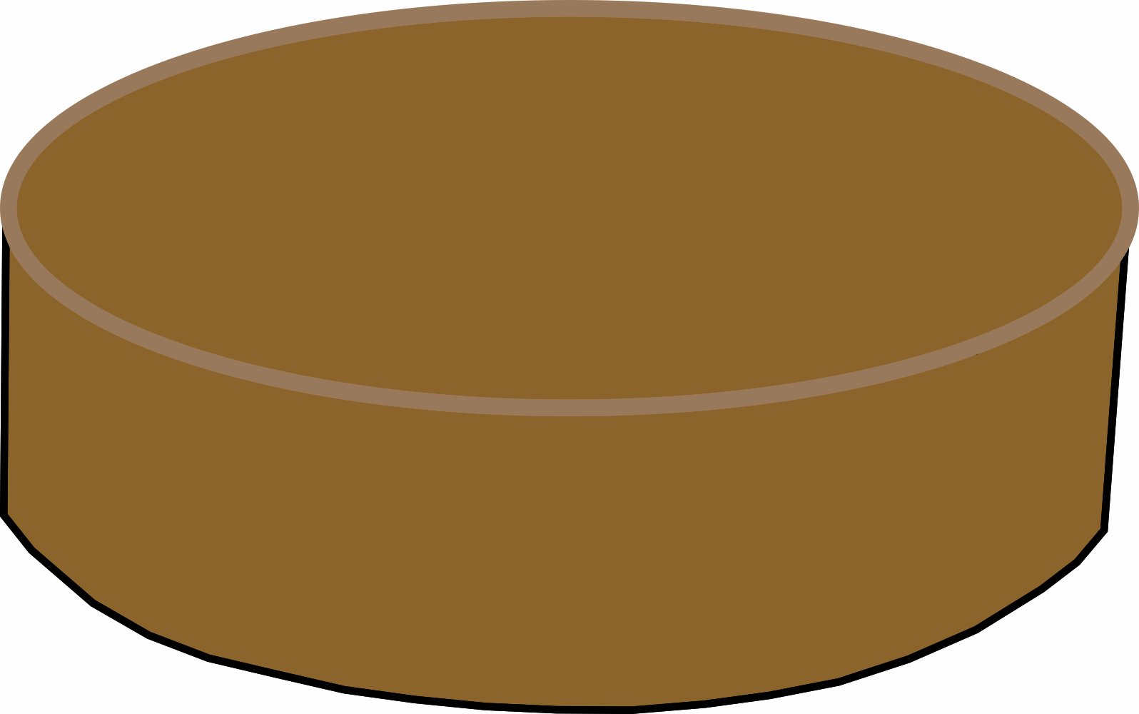 Custom Grafix Medium Brown Slip-on Bar Stool Cover 12-15 Inch Diameter (15" Diameter with 4" Sideband)